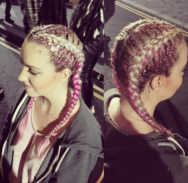Glitter Braids, la tendance coiffure originale pour les fêtes